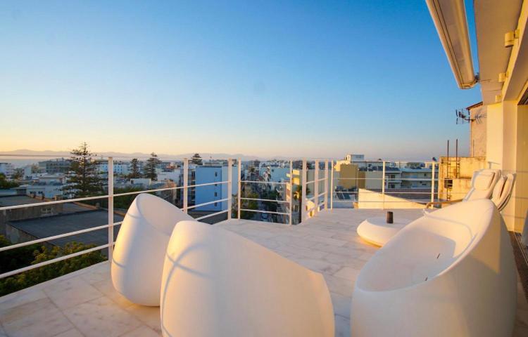 Апартаменты Panoramic View - Penthouse Родос Экстерьер фото